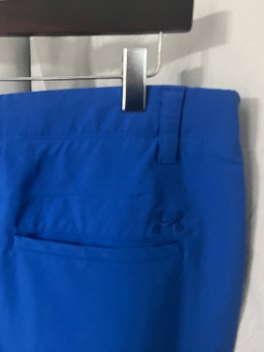 ⛳ Under Armour Men’s Royal Blue Golf Shorts 🏌️ 34 10” Inseam Flat Front